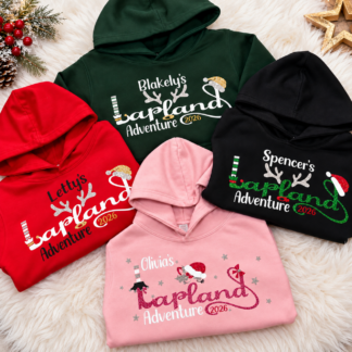 Lapland Hoodie Antler And Unicorn Design