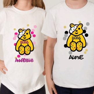 Children In Need T-Shirt Pudsey Boys and Girls