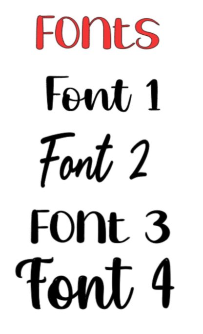 Lapland Reveal Reindeer Gift Bag Fonts