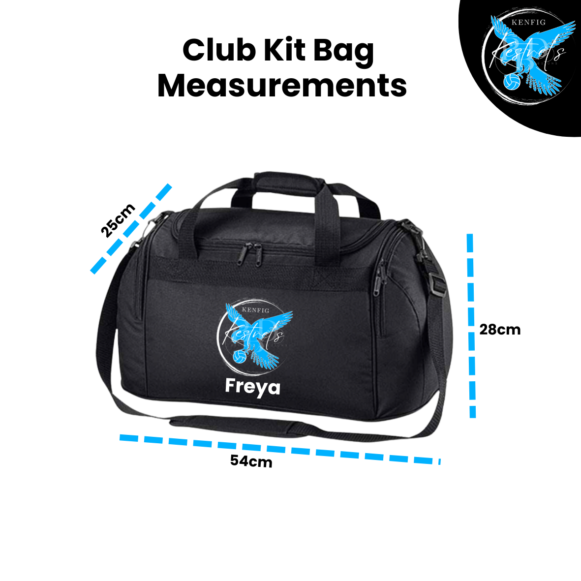 Kenfig Kestrels Club Kit Bag - Image 3