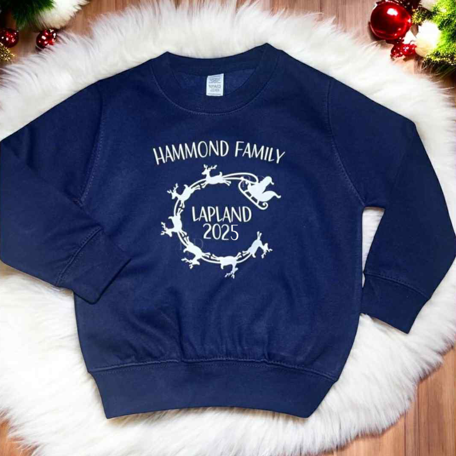 Lapland Jumper Santa & His Reindeer - Image 3