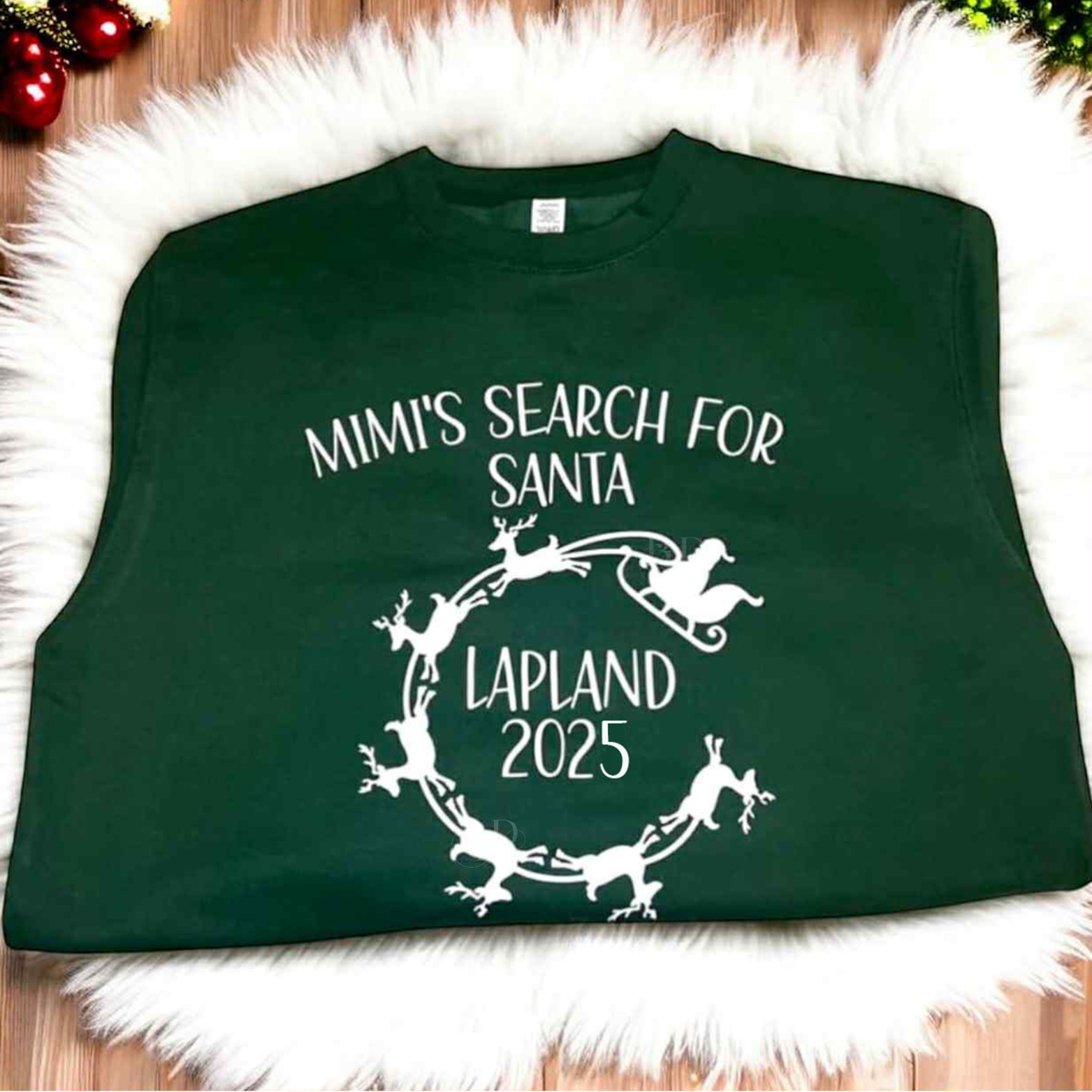 Lapland Jumper Santa & His Reindeer - Image 4