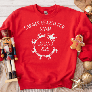 Lapland Jumper Santa & His Reindeer