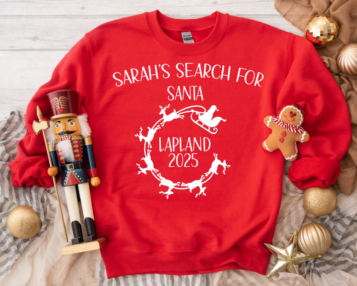 Lapland Jumper Santa & His Reindeer - Image 2