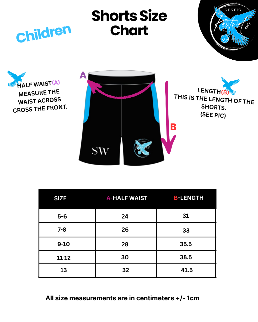 Kenfig Kestrels Netball Shorts - Image 5