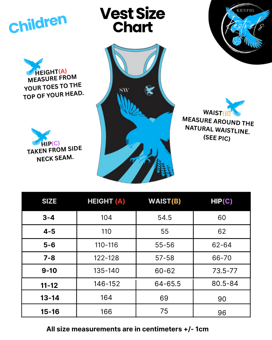 Kenfig Kestrels Netball Vest - Image 4