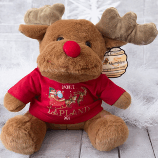 Personalised Lapland Santa and Sleigh Reindeer