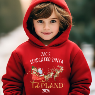 Lapland Hoodie Santa and His Sleigh