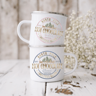 Personalised Hot Chocolate Cup His and Hers