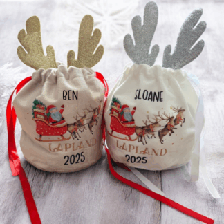 Lapland Santa and His Sleigh Gift Bag