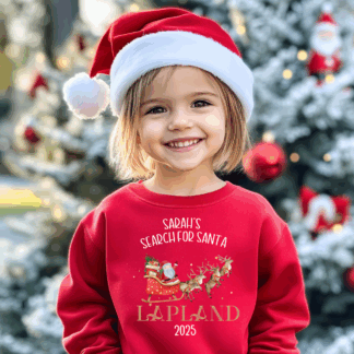 Lapland Jumper Santa & His Reindeer