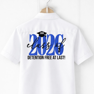 Boys Embroidered Style Leavers Shirt (2026)