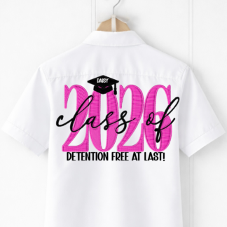 Girls Embroidered Style Leavers Shirt (2026)