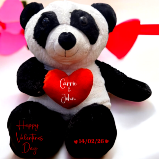 Personalised Valentines and Anniversary Panda
