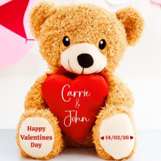 Personalised Valentines and Anniversary Small Teddy Bear