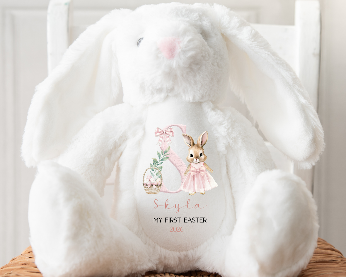 Personalised Easter Girls's Alphabet Bunny - Image 2