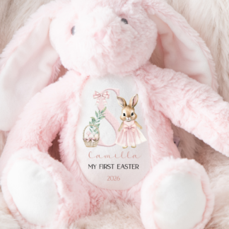 Personalised Easter Girls's Alphabet Bunny