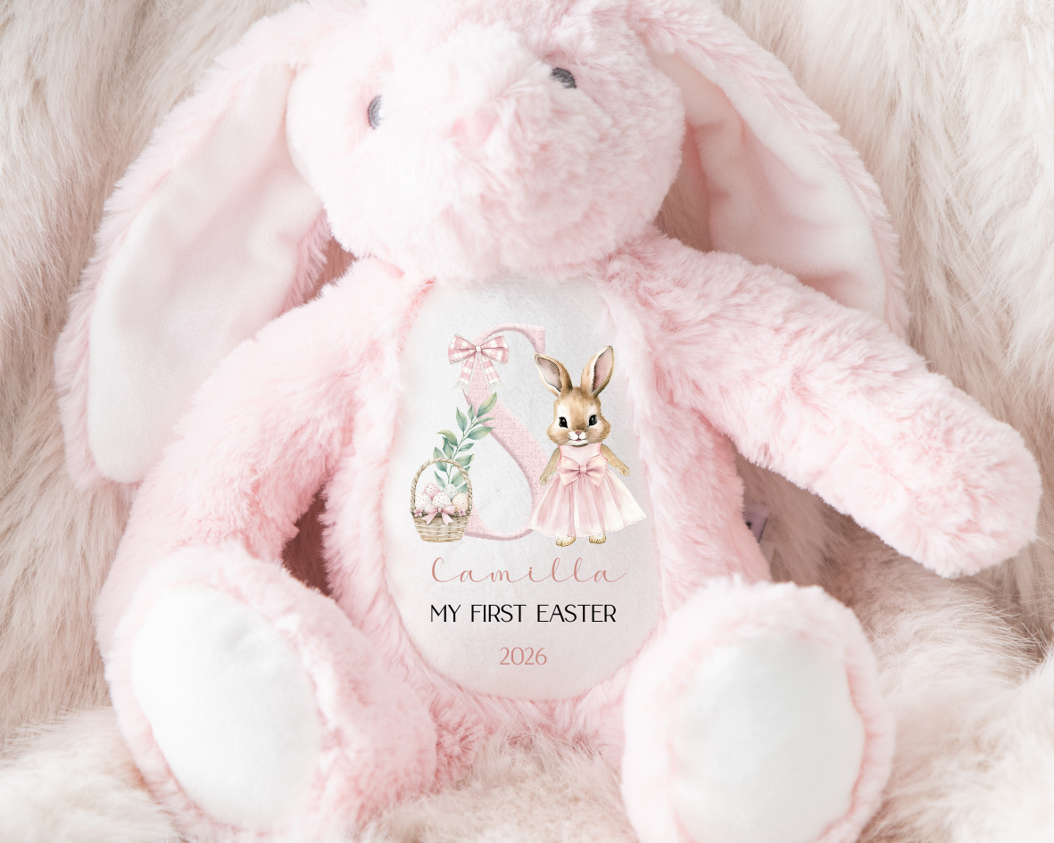 Personalised Easter Girls's Alphabet Bunny