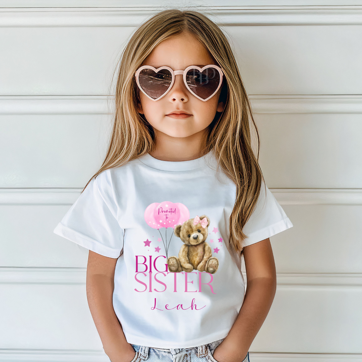 Promoted To Big Sister Girls T-Shirt