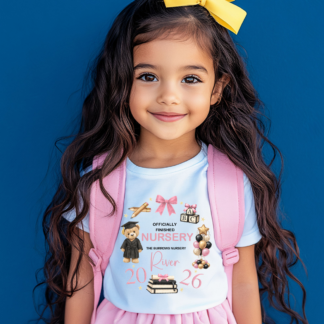 Girls "Little Leavers" Nursery Graduation T-Shirt or Jumper
