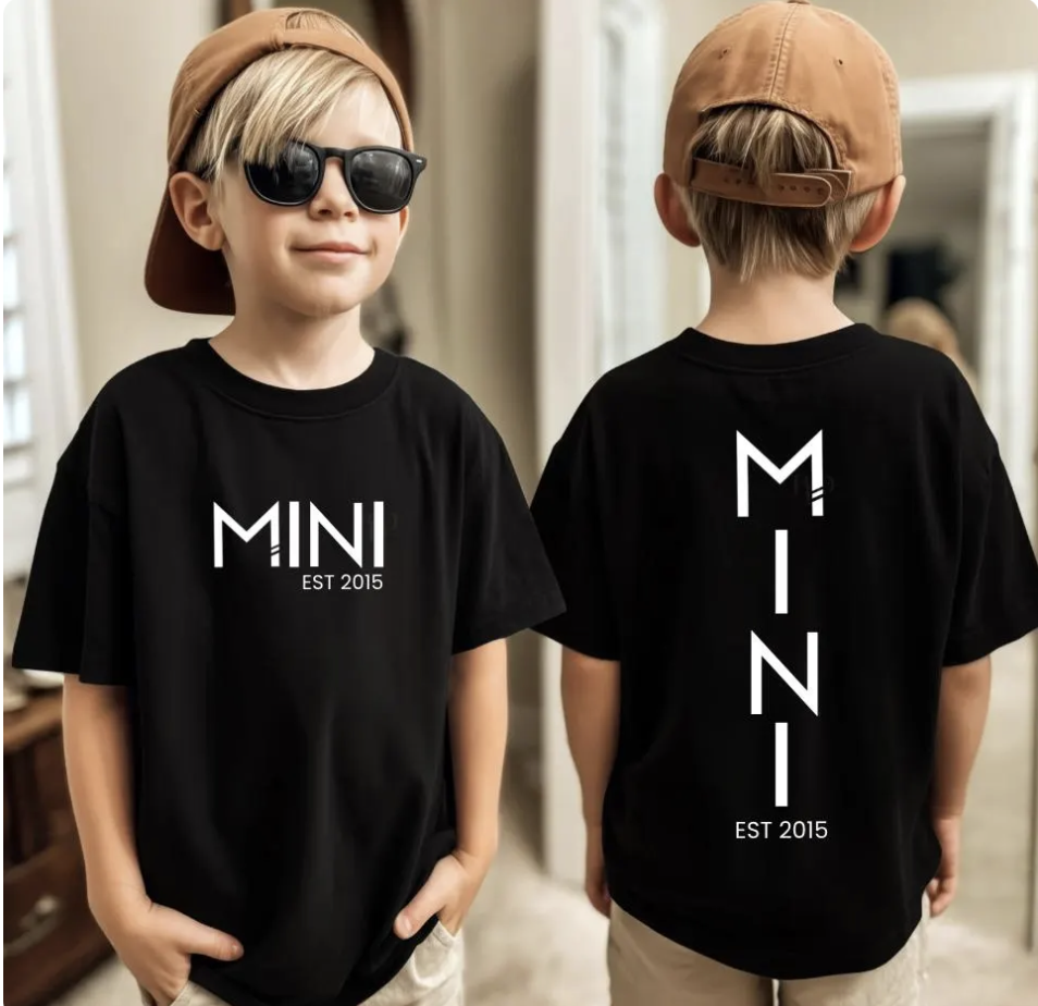 Papa and Mini T-Shirt, Babygrow or Vest - Image 4
