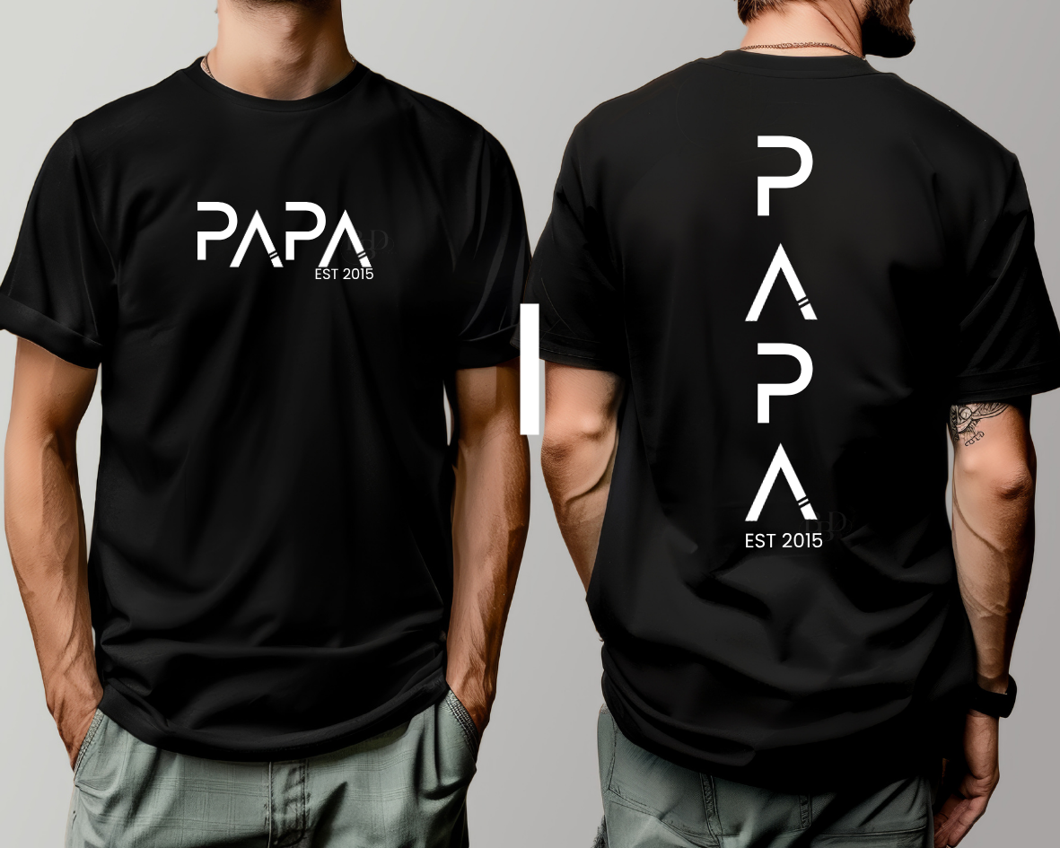 Papa and Mini T-Shirt, Babygrow or Vest - Image 2