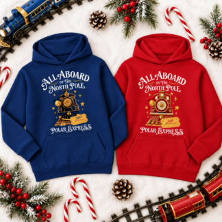 Polar Express Embroidered Hoodie