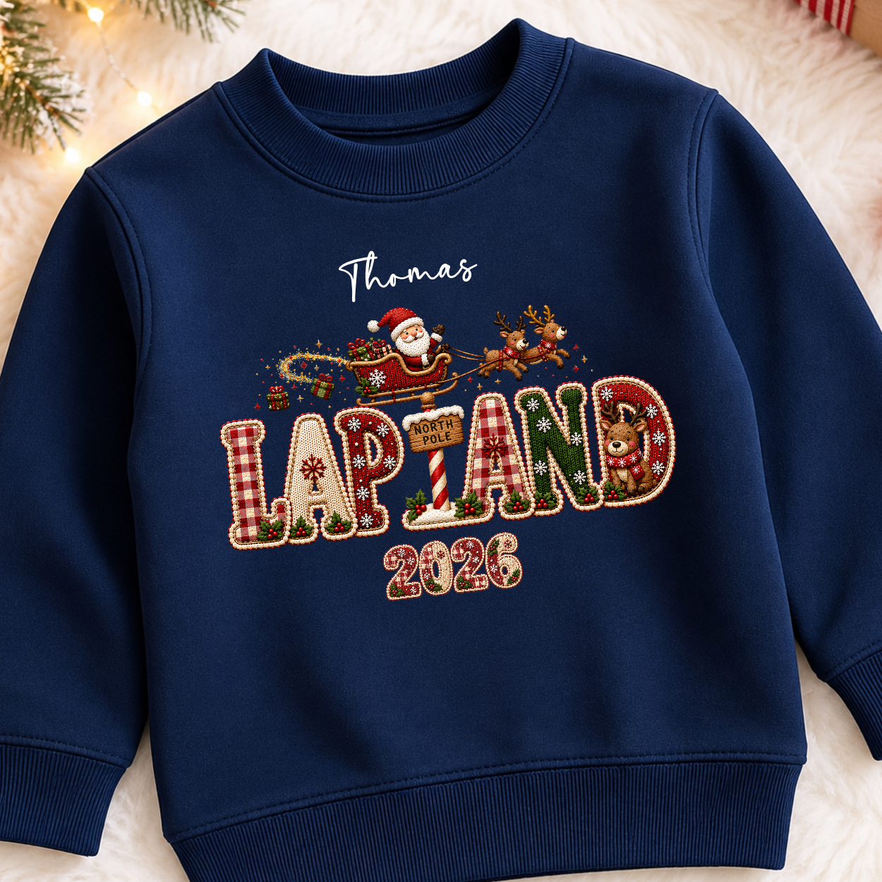 Lapland Magical Embroidered Jumper - Image 2
