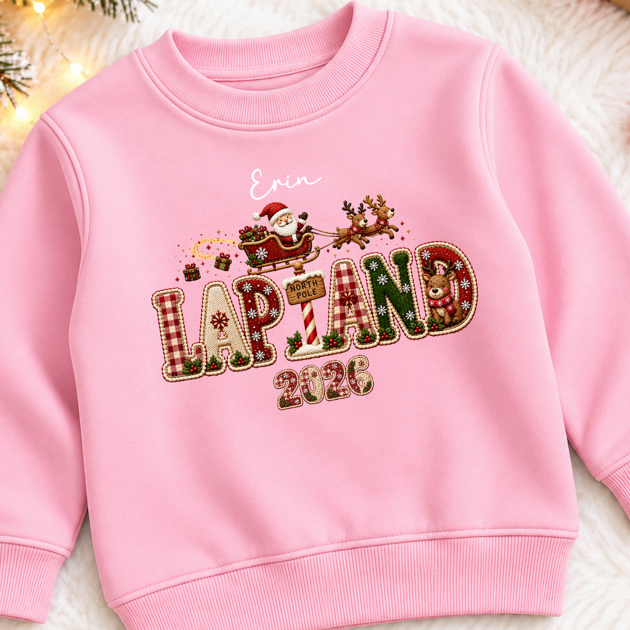 Lapland Magical Embroidered Jumper - Image 3
