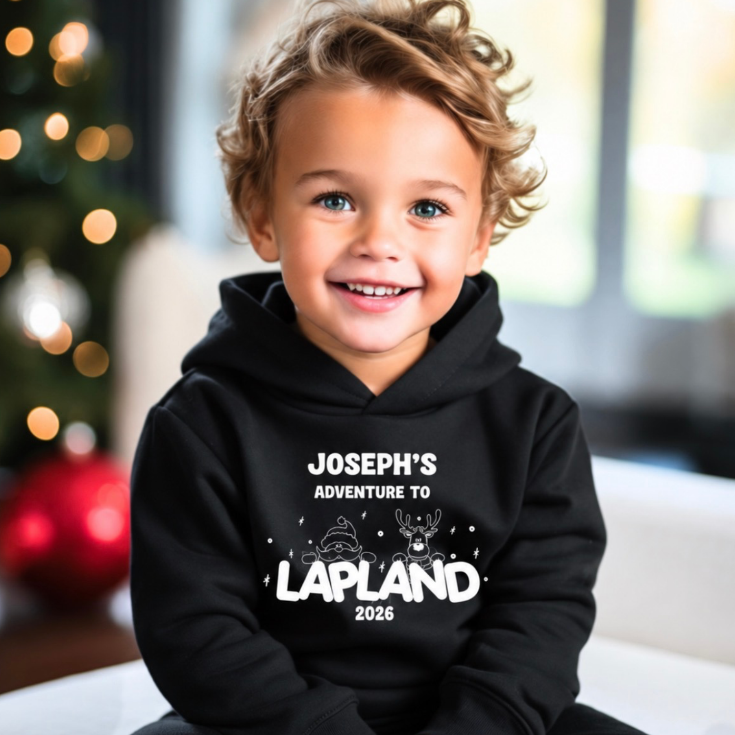 Lapland "Peeping Santa" Hoodie