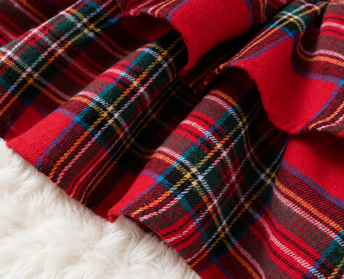 Christmas Tartan Dress And Matching HeadBand - Image 4