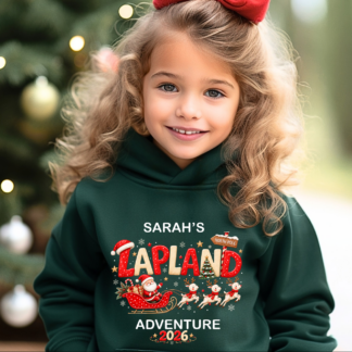 Lapland "Red Santa And His Sleigh"Hoodie