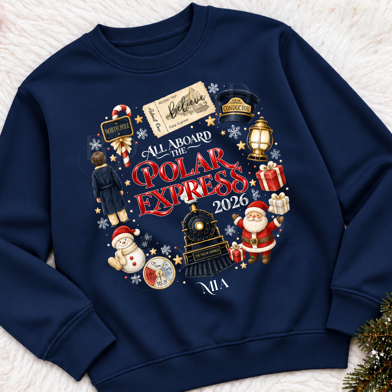 Polar Express Circle Design Jumper - Image 5