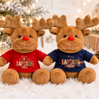 Personalised "Lapland Embroidered" Reindeer