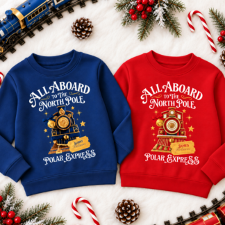 Polar Express Embroidered Style Jumper 1