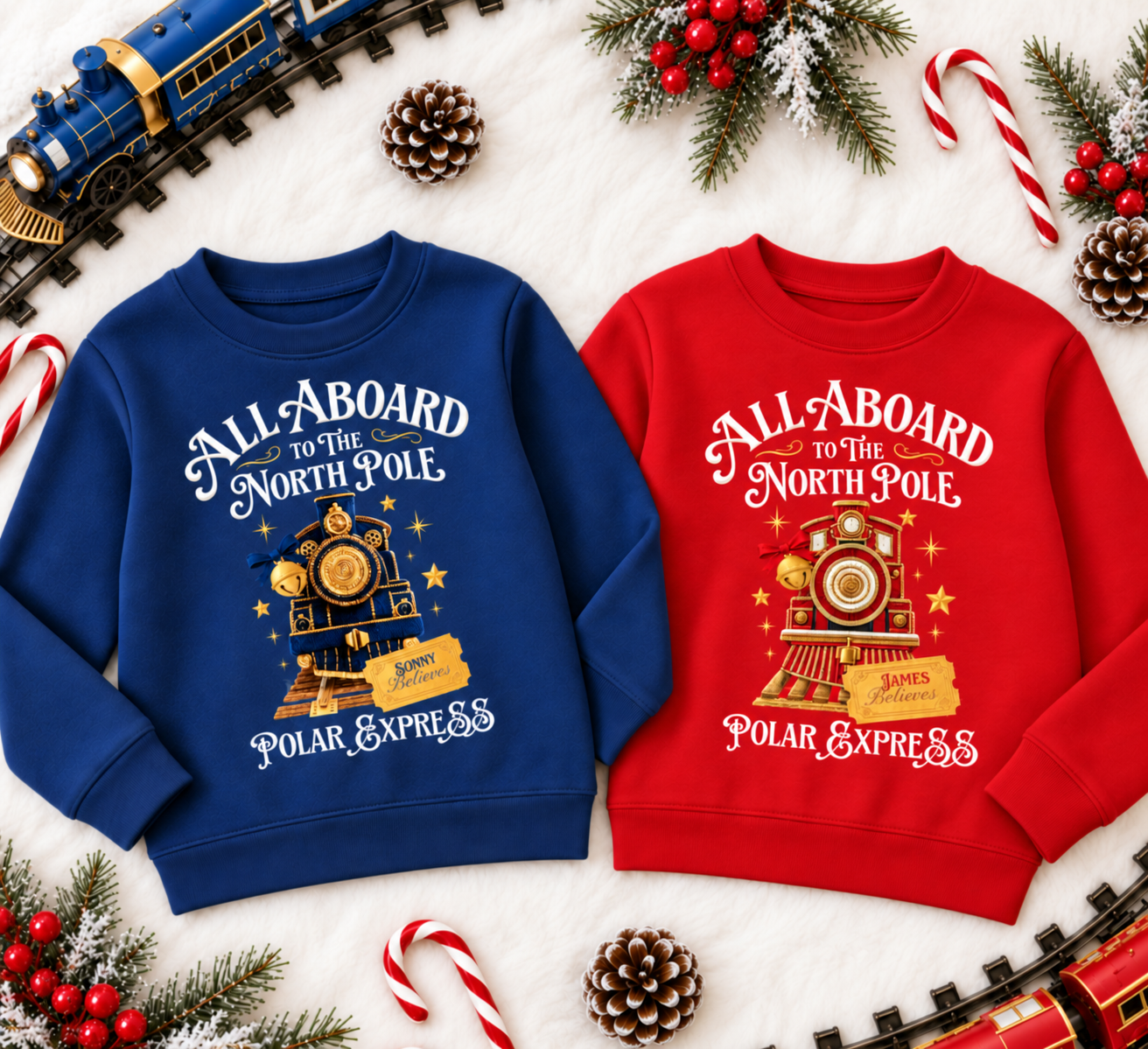 Polar Express Pink Embroidered Style Jumper - Image 4